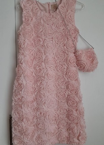 Pembe Kız Çocuk Kolsuz Elbise - Görsel 2