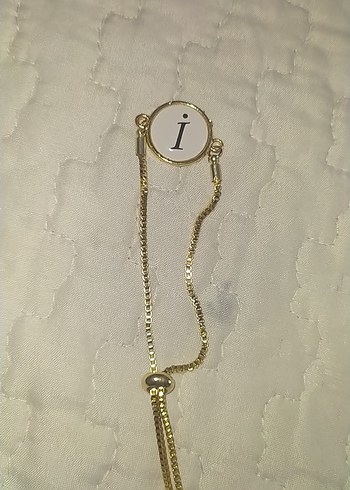 Diğer Altın Renk Zincir Detaylı Minimalist Bileklik