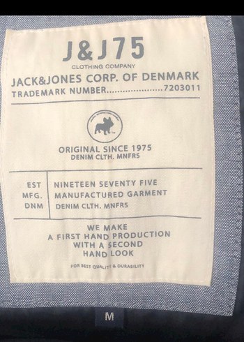 m Beden JACK&JONES ERKEK MONT