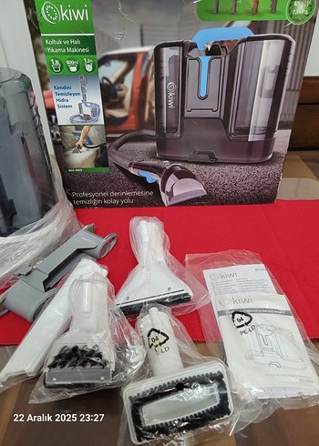 Mavi Kiwi Elektrikli koltuk ve halı yıkama makinası - Görsel 3