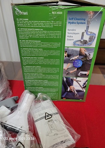 Mavi Kiwi Elektrikli koltuk ve halı yıkama makinası - Görsel 2