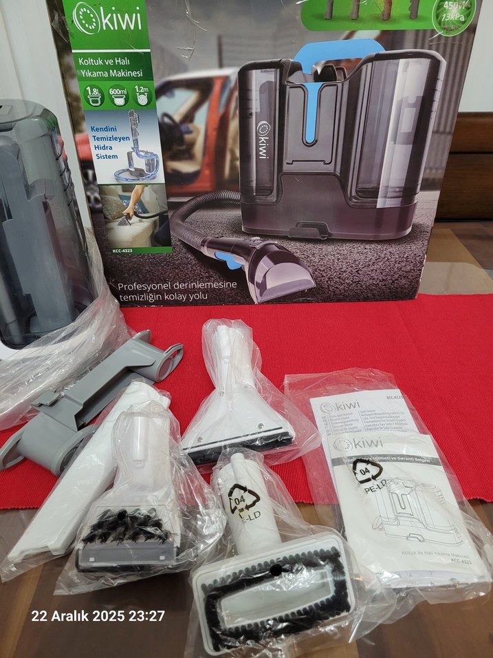 Mavi Kiwi Elektrikli koltuk ve halı yıkama makinası - Görsel 3