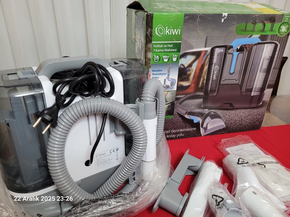 Mavi Kiwi Elektrikli koltuk ve halı yıkama makinası - Görsel 5
