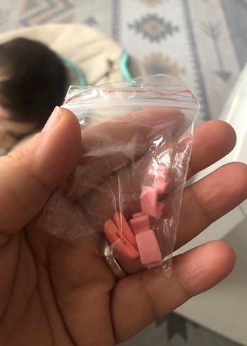 Pembe çocuk Gözlüğü Velcro Bantlı - Görsel 6