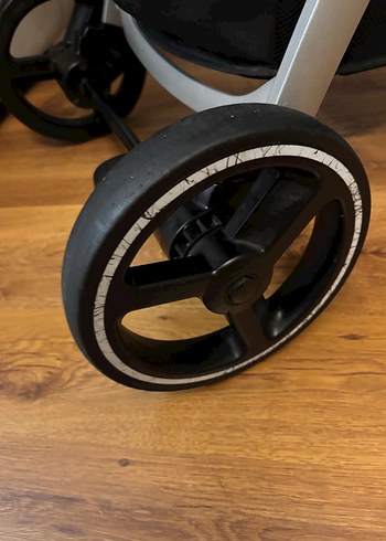 Mavi-Koyu Gri Bebek Arabası - Görsel 6