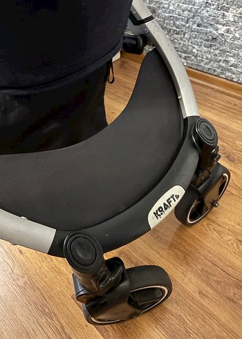 Mavi-Koyu Gri Bebek Arabası - Görsel 5