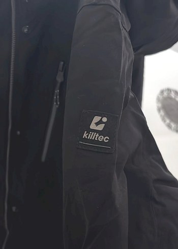 Siyah Uzun Kadın Ceket Fermuarlı - Görsel 8