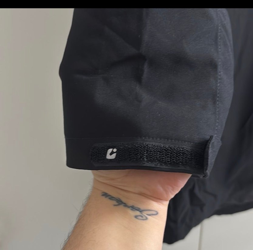 Siyah Uzun Kadın Ceket Fermuarlı - Görsel 2