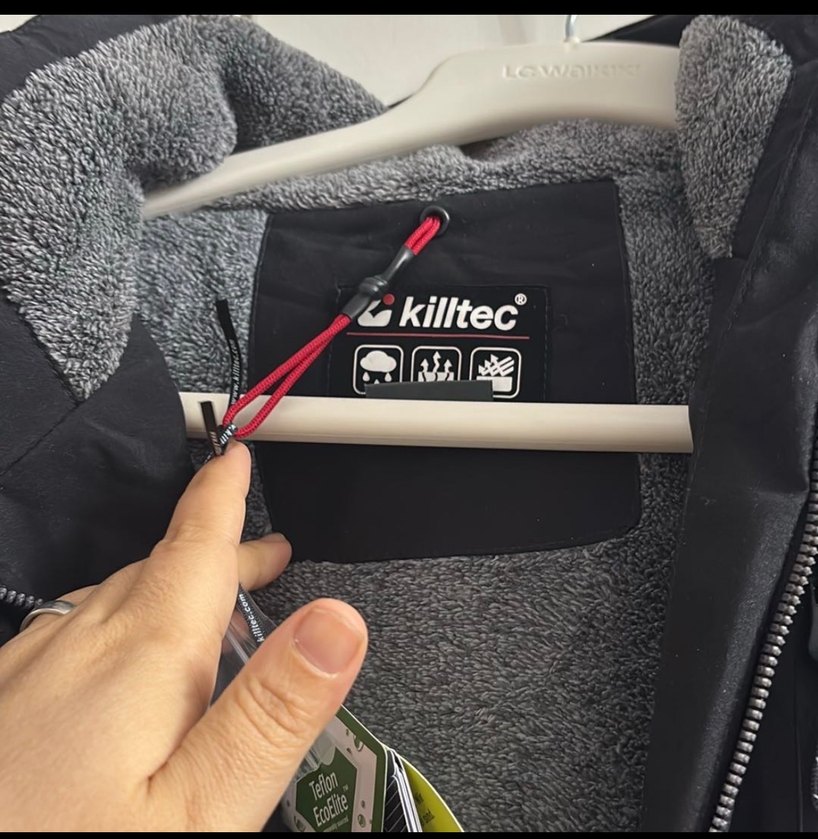 Siyah Uzun Kadın Ceket Fermuarlı - Görsel 3