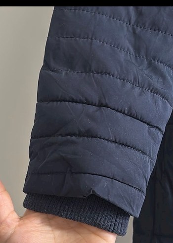 Kadın Lacivert Midi Kaban - Görsel 3