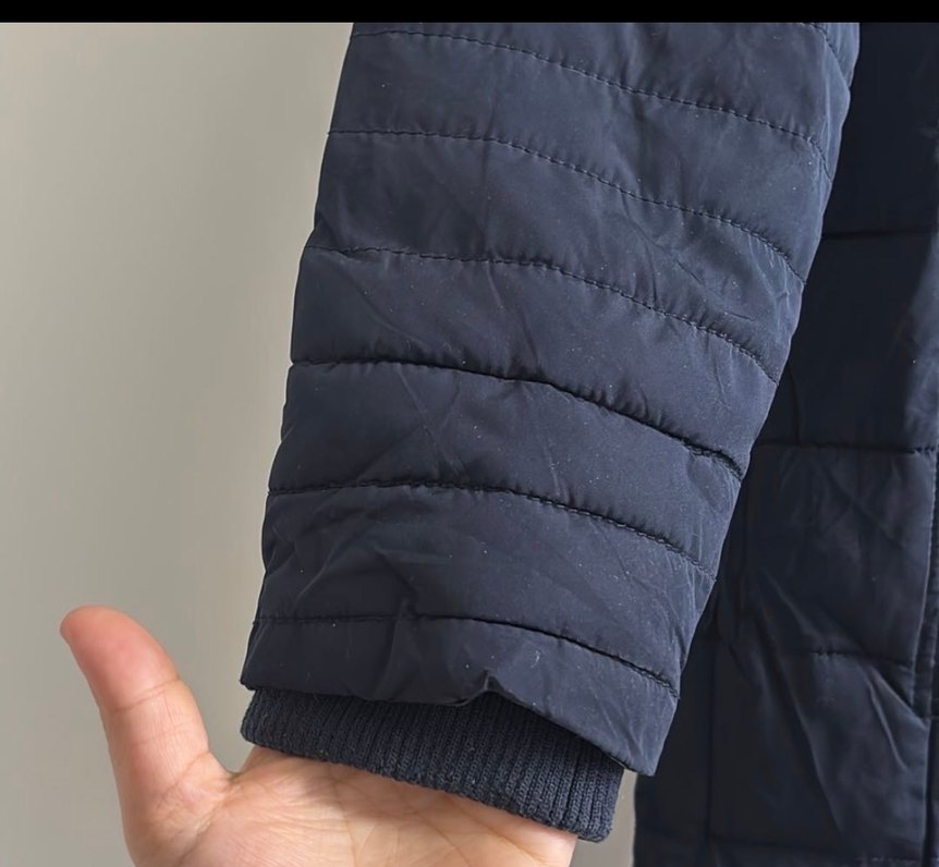 Kadın Lacivert Midi Kaban - Görsel 3