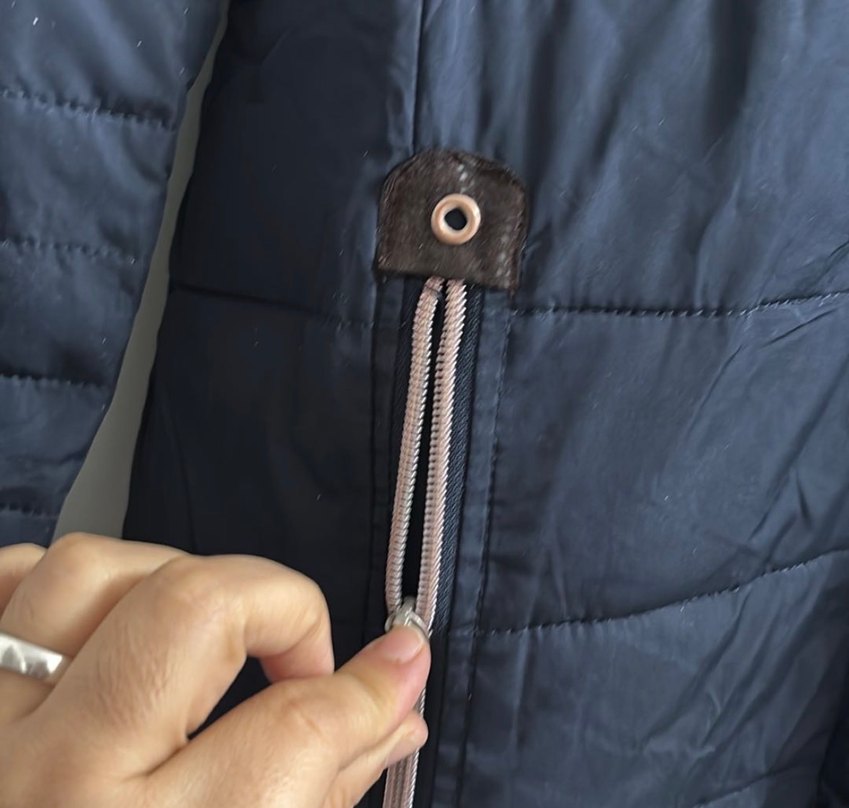 Kadın Lacivert Midi Kaban - Görsel 4