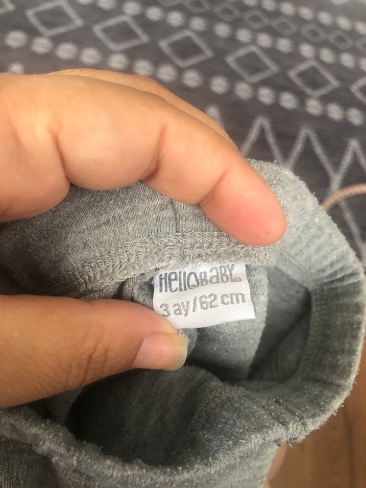 Gri Erkek Bebek Çorapları - Görsel 4