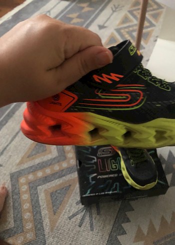 Skechers Erkek Çocuk Işıklı Spor Ayakkabı Sarı - Görsel 4