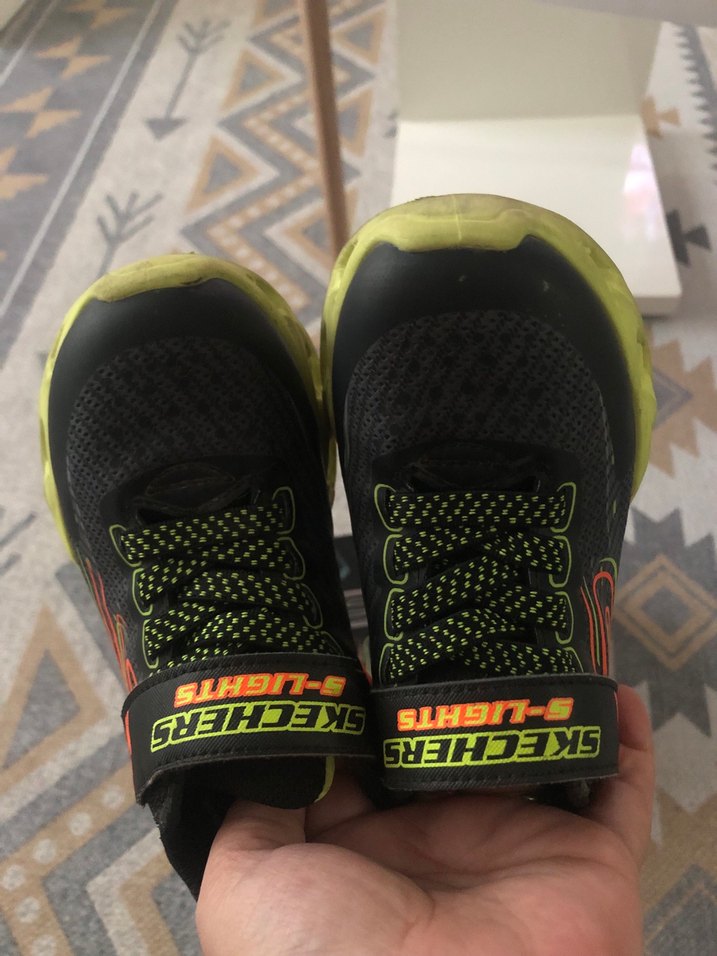Skechers Erkek Çocuk Işıklı Spor Ayakkabı Sarı - Görsel 3