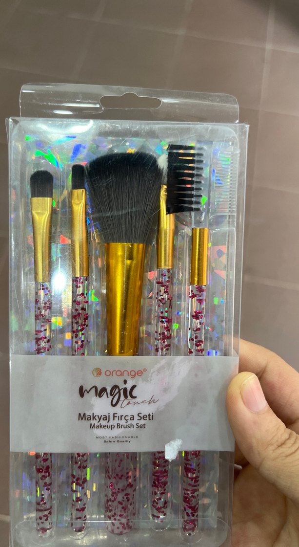 Renkli Makyaj Fırça Seti - Görsel 2