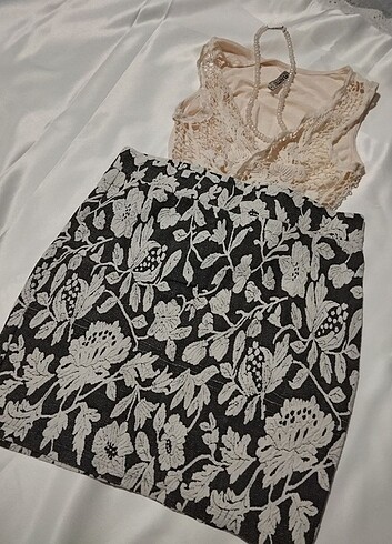Y2k vintage indie etnik hippi fairycore etek