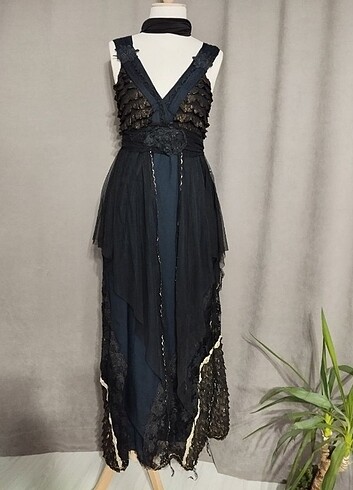 m Beden SATILDI...#vintage #fairycore #goth #gothic #gotik elbise