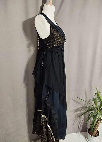 m Beden siyah Renk SATILDI...#vintage #fairycore #goth #gothic #gotik elbise