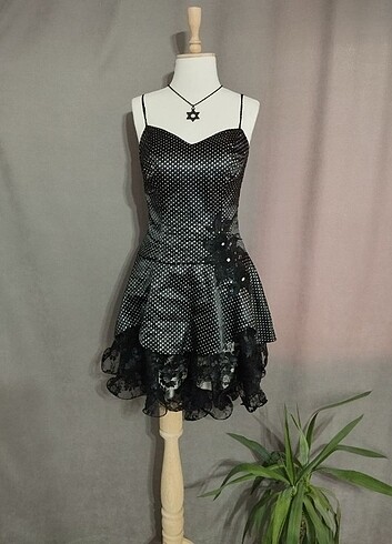 l Beden siyah Renk #gothic #gotik #vintage #fairy #elbise