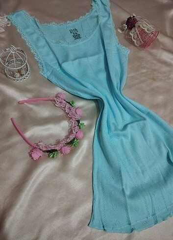 m Beden mavi Renk #lolita #y2k #fairycore #vintage #coquette #askılı