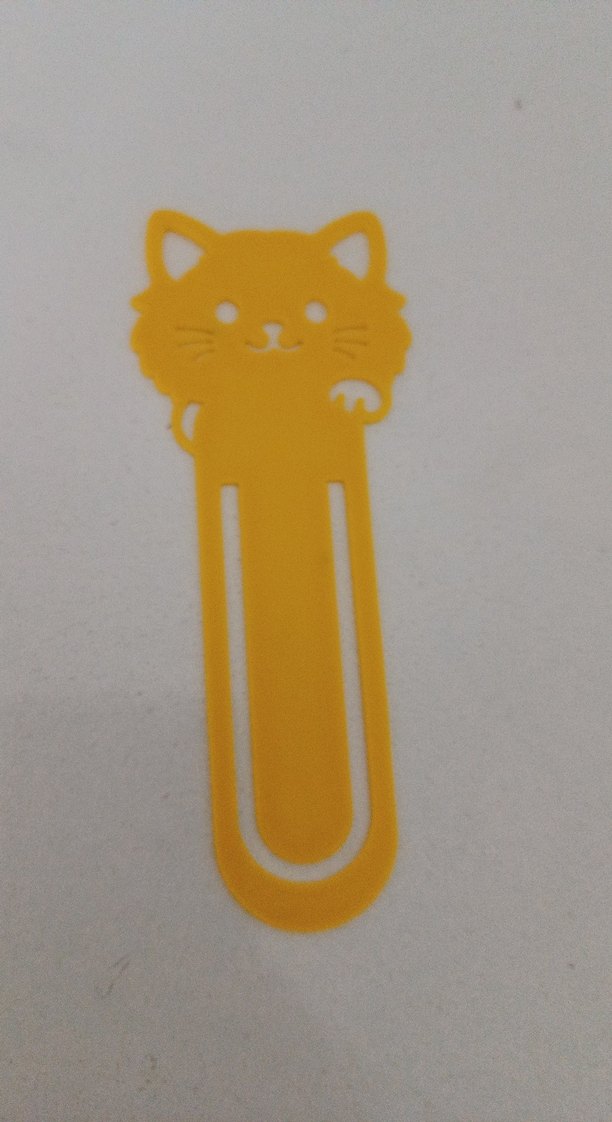 Sarı Kedi Figürlü Kitap Ayracı - Görsel 2