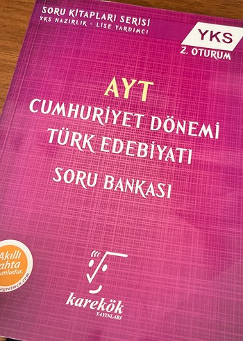 AYT Cumhuriyet Dönemi Türk Edebiyatı Soru Bankası