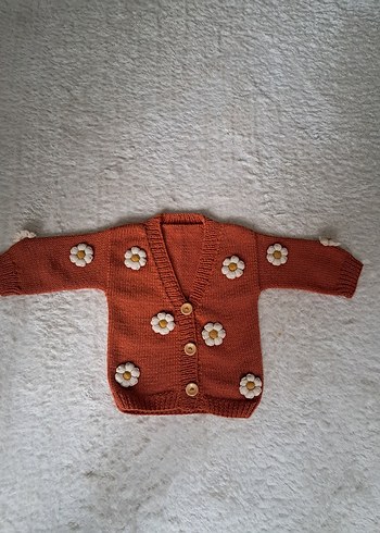 Kız Çocuk Renkli Nakışlı Bohem Hırka - Görsel 2