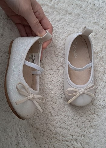 Kız Çocuk Beyaz Fırfırlı Babet - Görsel 6