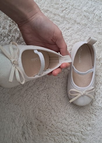 Kız Çocuk Beyaz Fırfırlı Babet - Görsel 5