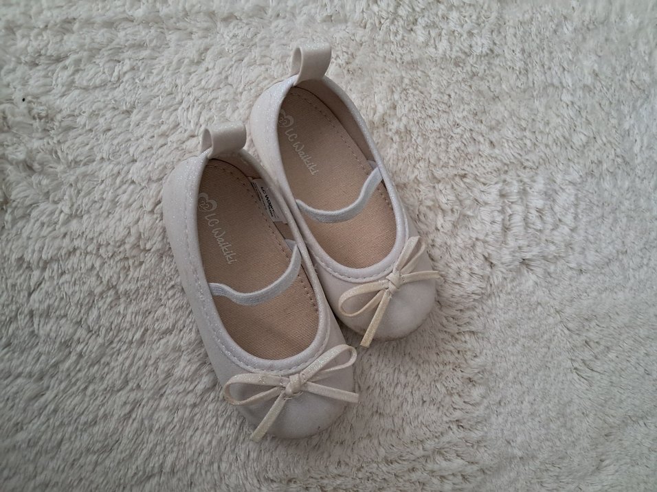 Kız Çocuk Beyaz Fırfırlı Babet - Görsel 2