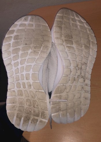 Beyaz Siyah Adidas Spor ayakkabı temiz defo yok - Görsel 5