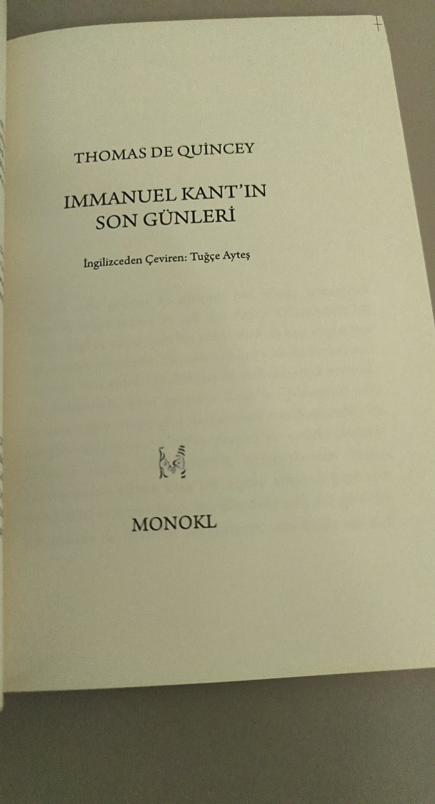 Immanuel Kant'ın Son Günleri - Thomas De Quincey - Görsel 5