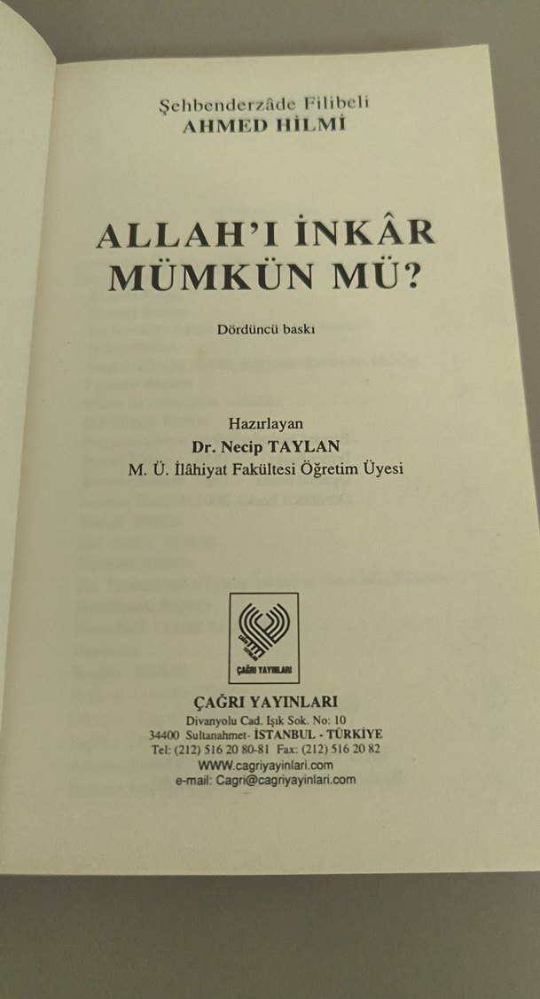 Allah'ı İnkar Mümkün Mü? - Filibeli Ahmed Hilmi - Görsel 5