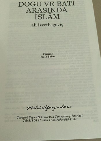 Doğu ve Batı Arasında İslam - Ali İzzetbegoviç - Görsel 5