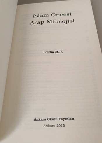 İslâm Öncesi Arap Mitolojisi - İbrahim Usta - Görsel 6