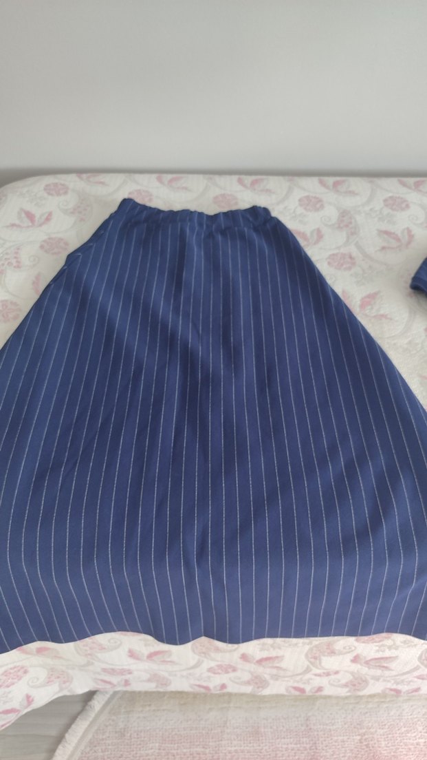 Kadın Lacivert çizgili ikili takım - Görsel 4