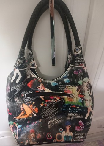 Michael Kors Renkli Baskılı Michael Kors Kadın Çanta