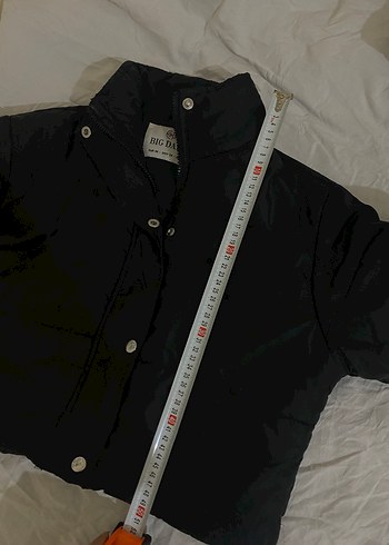 Siyah Kısa Kadın Mont - Görsel 6