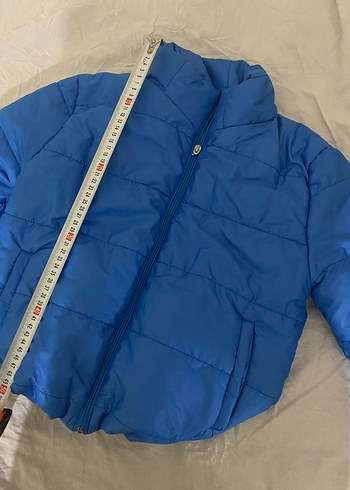 Mavi Kadın Kışlık Fermuarlı Mont - Görsel 5