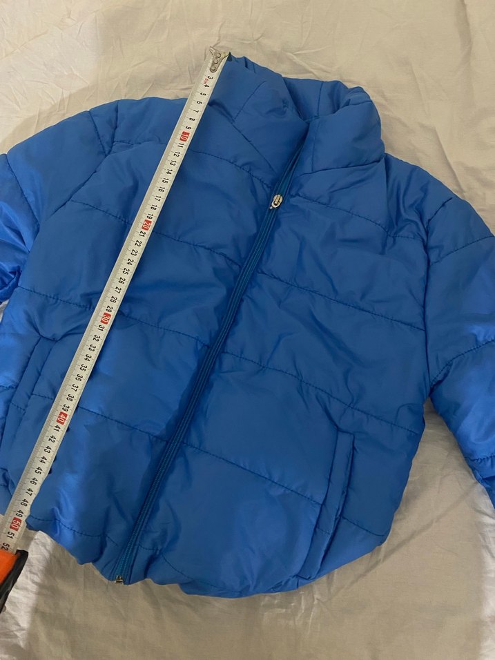 Mavi Kadın Kışlık Fermuarlı Mont - Görsel 5