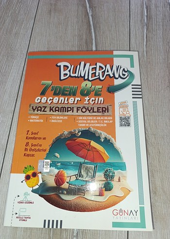 Bumerang 7'den 8'e Yaz Kampı Föyleri