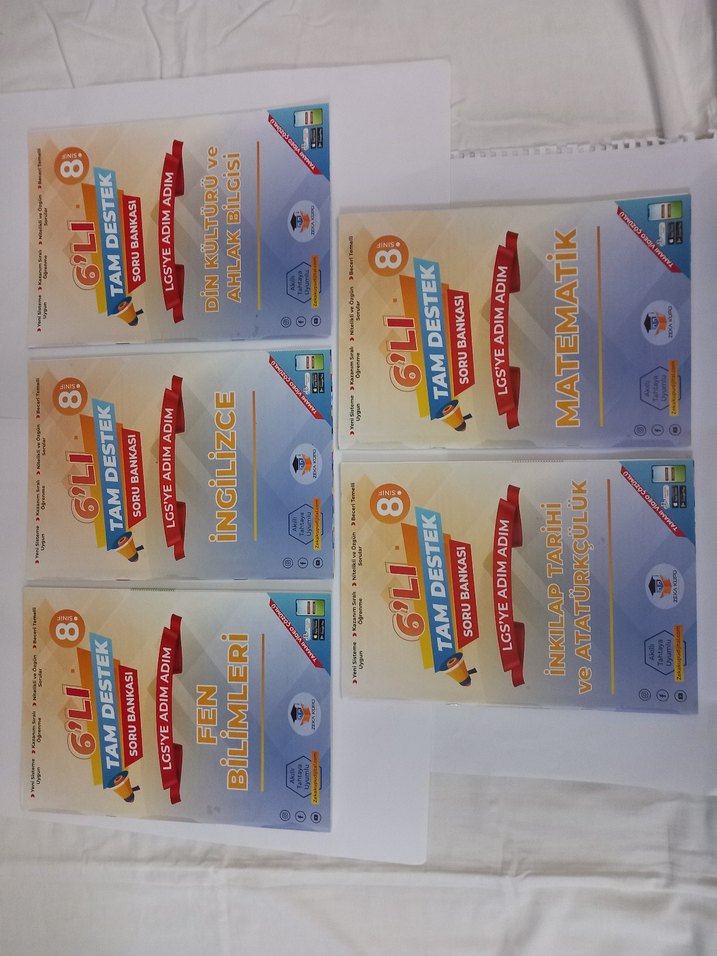 8. Sınıf 6'lı Tam Destek LGS'ye Adım Adım Soru Bankası. - Görsel 2