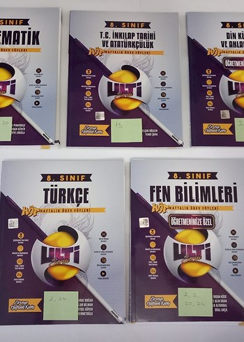 8. Sınıf Matematik Ulti Serisi Föyleri