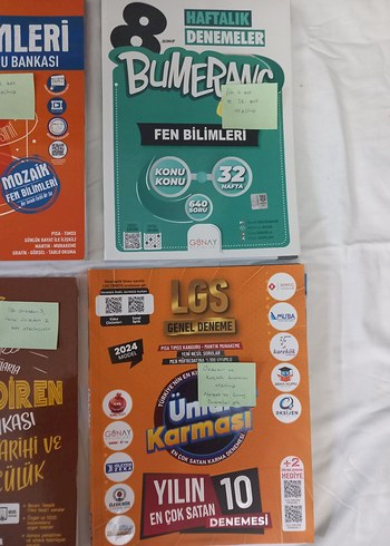 Az çözülmüş 6./8. sınıf Soru bankaları - Görsel 4