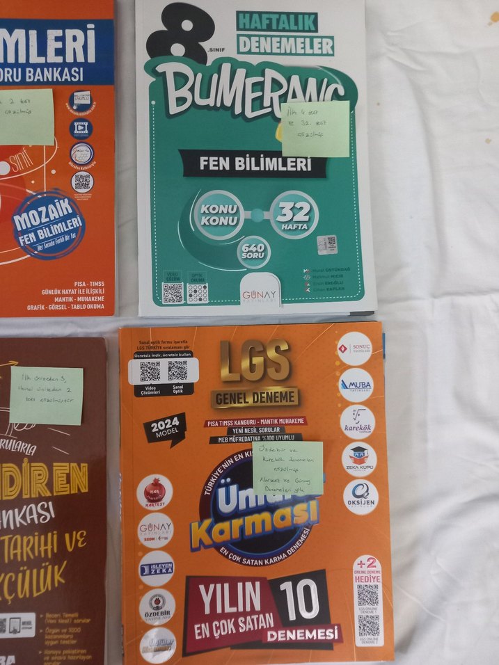 Az çözülmüş 6./8. sınıf Soru bankaları - Görsel 4