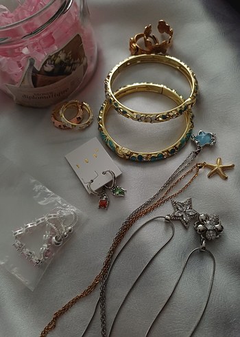 silver& gold takı kavanozu - Görsel 3