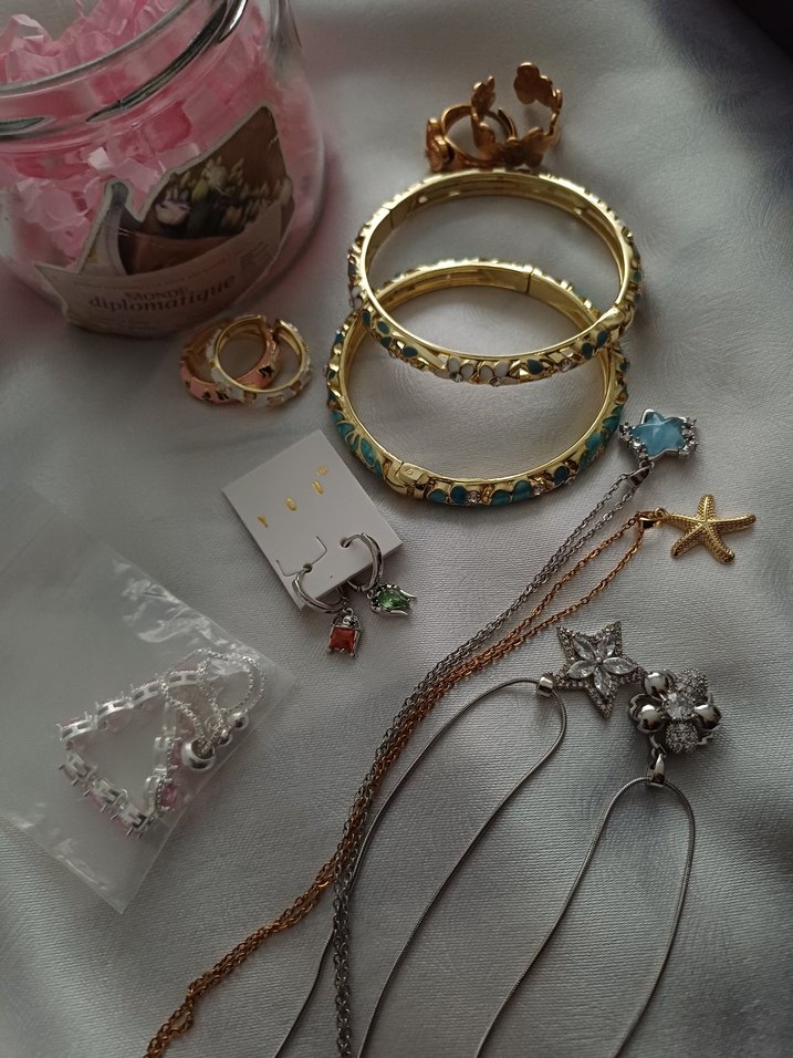 silver& gold takı kavanozu - Görsel 3