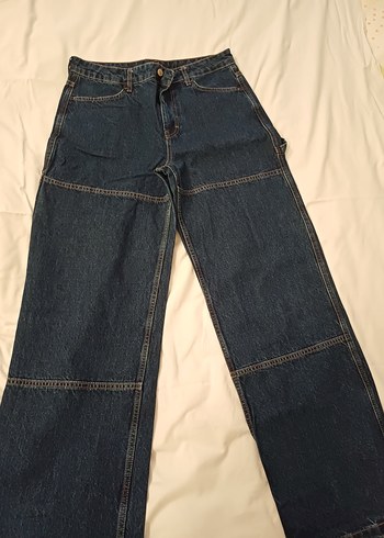 Lcw jeans straight kadın kargo jean pantolon - Görsel 2
