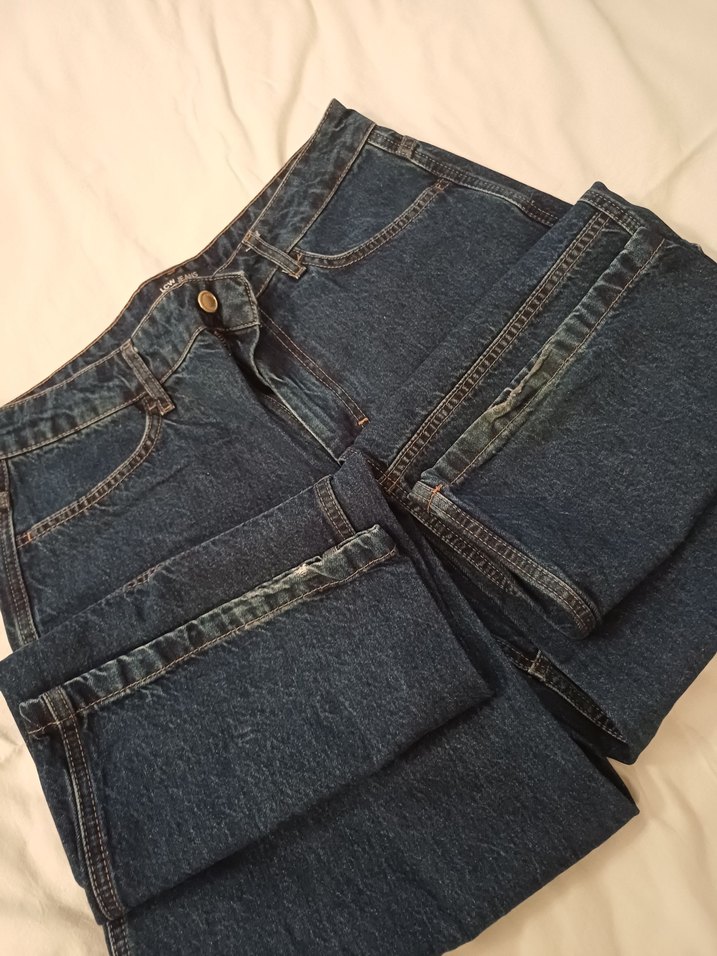 Lcw jeans straight kadın kargo jean pantolon - Görsel 3